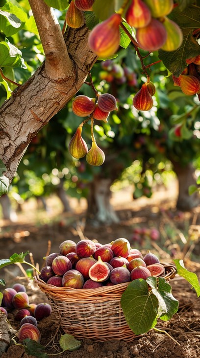 Picture of ripe figs.